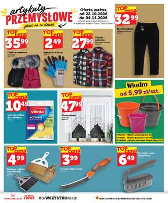 TOPAZ - gazetka promocyjna Gazetka od czwartku 22.10 do środy 28.10 - strona 54