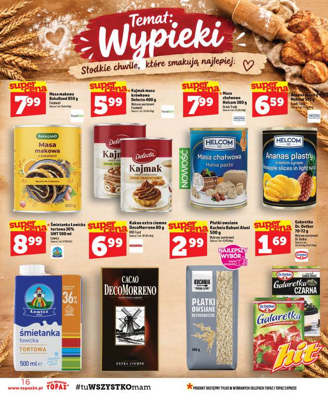 TOPAZ - gazetka promocyjna Gazetka od czwartku 22.10 do środy 28.10 - strona 16