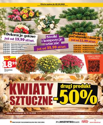 TOPAZ - gazetka promocyjna Gazetka od czwartku 22.10 do środy 28.10 - strona 5