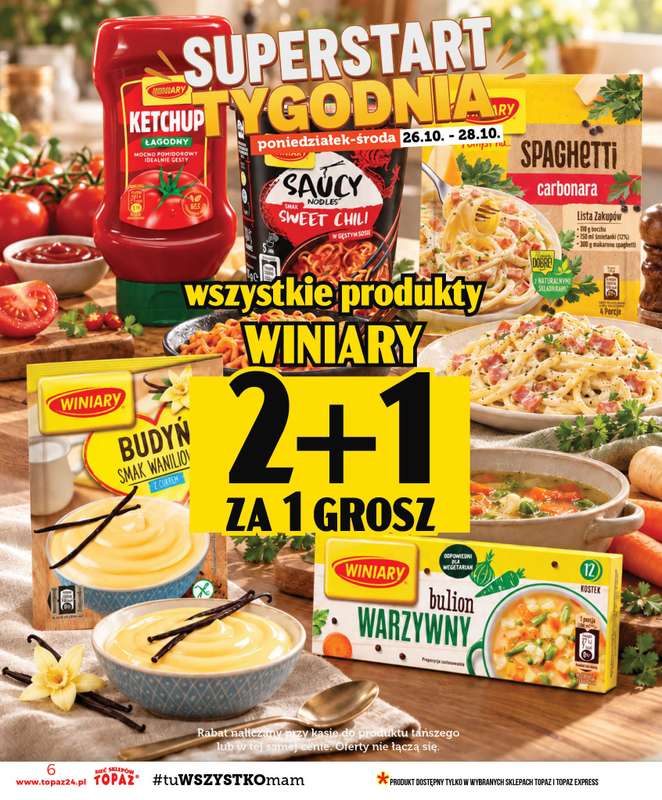 TOPAZ - gazetka promocyjna Gazetka od czwartku 22.10 do środy 28.10 - strona 6