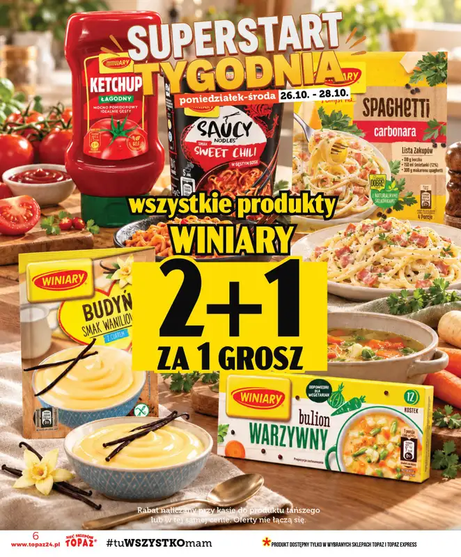 TOPAZ - gazetka promocyjna Gazetka od czwartku 22.10 do środy 28.10 - strona 6