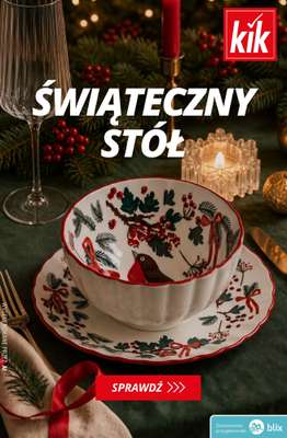 KiK - gazetka promocyjna Świąteczny stół od niedzieli 18.10 do soboty 24.10