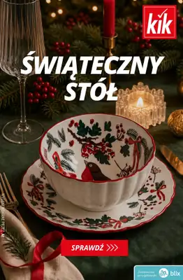 KiK - gazetka promocyjna Świąteczny stół od niedzieli 18.10 do soboty 24.10