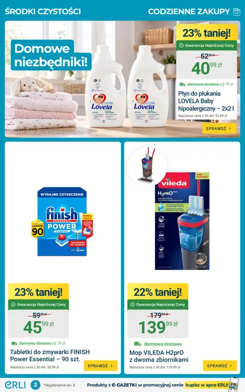 ERLI - gazetka promocyjna Gazetka od poniedziałku 19.10 do niedzieli 25.10 - strona 2