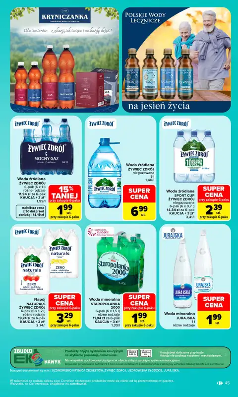 Carrefour - gazetka promocyjna Gazetka Carrefour W SUMIE najlepszy od poniedziałku od poniedziałku 19.10 do soboty 24.10 - strona 45