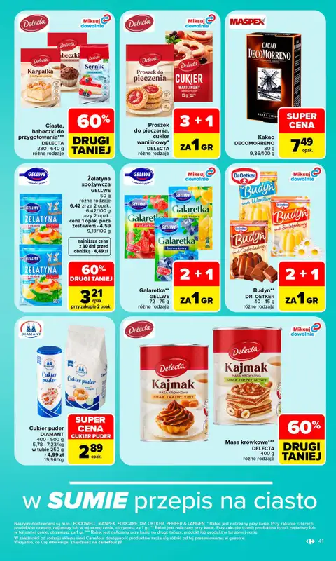 Carrefour - gazetka promocyjna Gazetka Carrefour W SUMIE najlepszy od poniedziałku od poniedziałku 19.10 do soboty 24.10 - strona 41