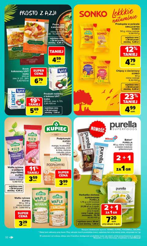 Carrefour - gazetka promocyjna Gazetka Carrefour W SUMIE najlepszy od poniedziałku od poniedziałku 19.10 do soboty 24.10 - strona 32