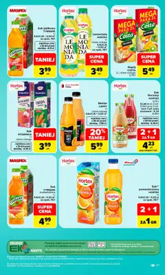 Carrefour - gazetka promocyjna Gazetka Carrefour W SUMIE najlepszy od poniedziałku od poniedziałku 19.10 do soboty 24.10 - strona 47