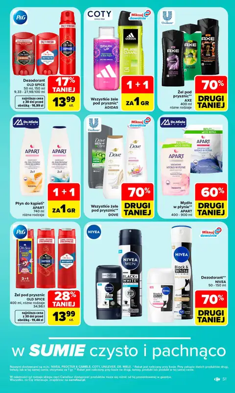 Carrefour - gazetka promocyjna Gazetka Carrefour W SUMIE najlepszy od poniedziałku od poniedziałku 19.10 do soboty 24.10 - strona 51