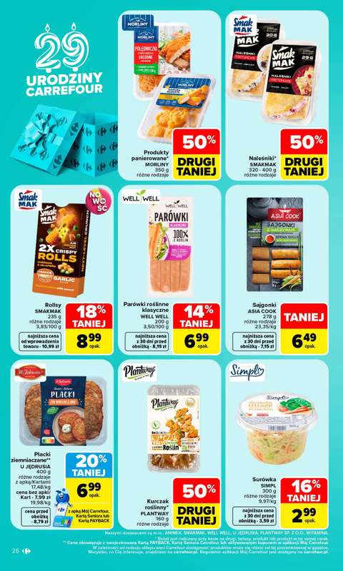 Carrefour Market - gazetka promocyjna Gazetka Carrefour Market W SUMIE najlepszy od poniedziałku od poniedziałku 19.10 do soboty 24.10 - strona 26