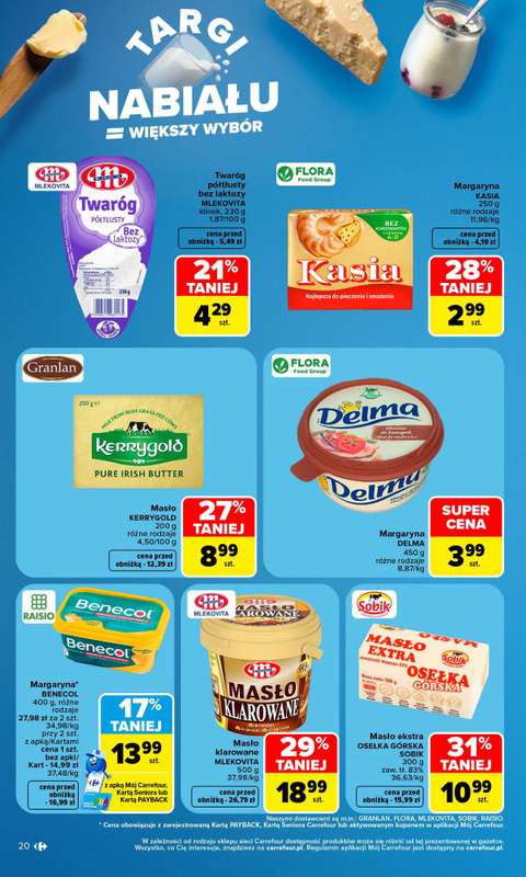 Carrefour Market - gazetka promocyjna Gazetka Carrefour Market W SUMIE najlepszy od poniedziałku od poniedziałku 19.10 do soboty 24.10 - strona 20