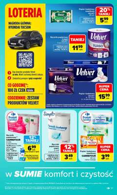 Carrefour Market - gazetka promocyjna Gazetka Carrefour Market W SUMIE najlepszy od poniedziałku od poniedziałku 19.10 do soboty 24.10 - strona 57