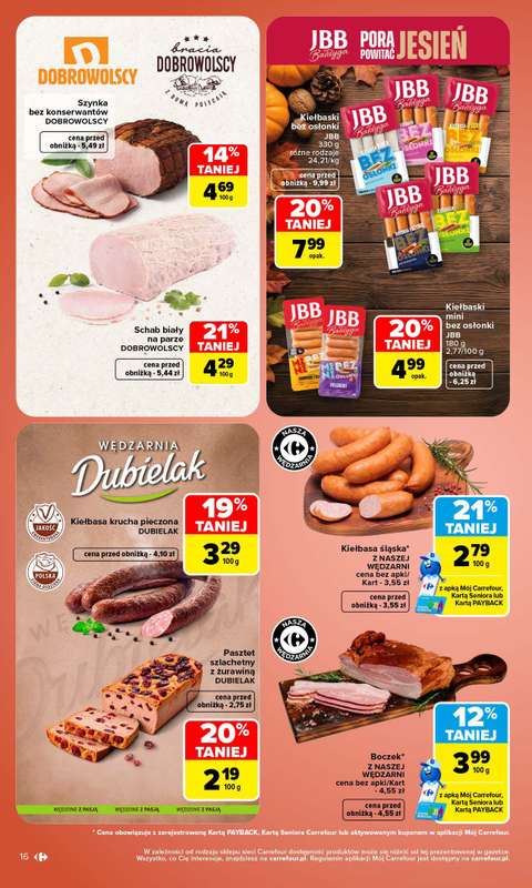 Carrefour Market - gazetka promocyjna Gazetka Carrefour Market W SUMIE najlepszy od poniedziałku od poniedziałku 19.10 do soboty 24.10 - strona 16