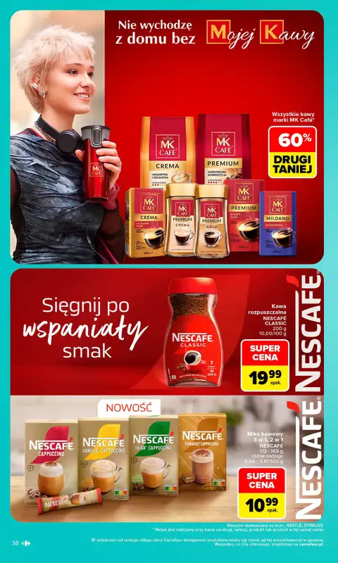 Carrefour Market - gazetka promocyjna Gazetka Carrefour Market W SUMIE najlepszy od poniedziałku od poniedziałku 19.10 do soboty 24.10 - strona 38