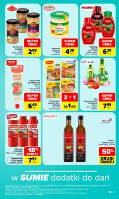 Carrefour Market - gazetka promocyjna Gazetka Carrefour Market W SUMIE najlepszy od poniedziałku od poniedziałku 19.10 do soboty 24.10 - strona 29