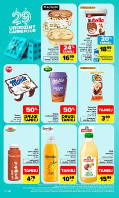 Carrefour Market - gazetka promocyjna Gazetka Carrefour Market W SUMIE najlepszy od poniedziałku od poniedziałku 19.10 do soboty 24.10 - strona 24