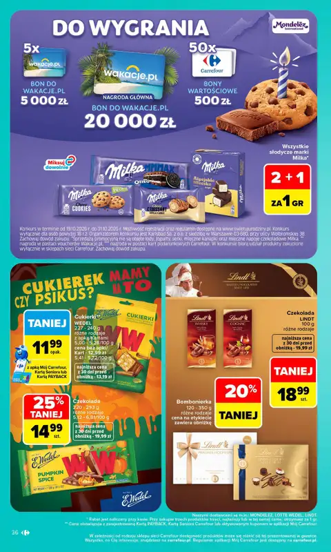 Carrefour Market - gazetka promocyjna Gazetka Carrefour Market W SUMIE najlepszy od poniedziałku od poniedziałku 19.10 do soboty 24.10 - strona 36