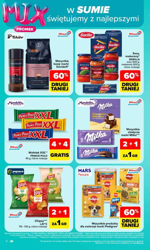 Carrefour Market - gazetka promocyjna Gazetka Carrefour Market W SUMIE najlepszy od poniedziałku od poniedziałku 19.10 do soboty 24.10 - strona 6
