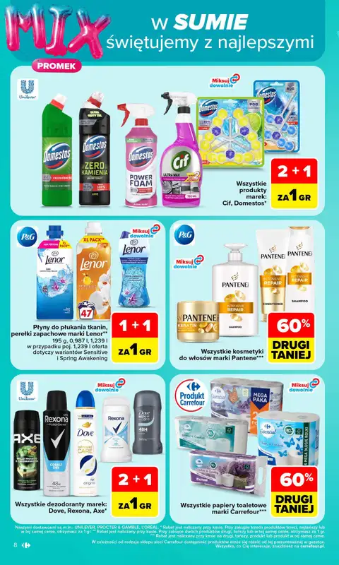 Carrefour Market - gazetka promocyjna Gazetka Carrefour Market W SUMIE najlepszy od poniedziałku od poniedziałku 19.10 do soboty 24.10 - strona 8