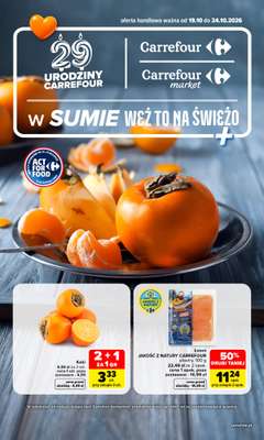 Carrefour - gazetka promocyjna W SUMIE weź to na świeżo od poniedziałku 19.10 do soboty 24.10
