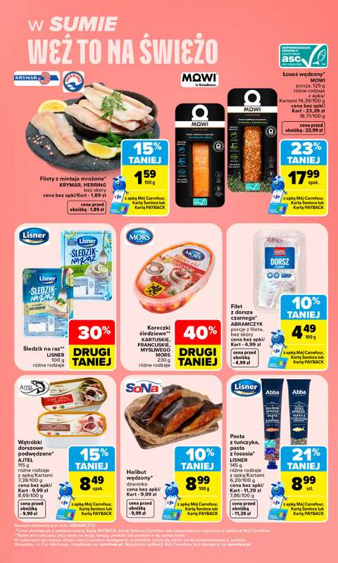 Carrefour - gazetka promocyjna W SUMIE weź to na świeżo od poniedziałku 19.10 do soboty 24.10 - strona 3