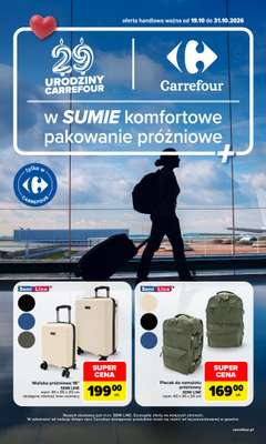 Carrefour - gazetka promocyjna W SUMIE komfortowe pakowanie próżniowe od poniedziałku 19.10 do soboty 31.10