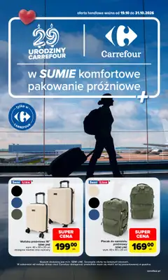 Carrefour - gazetka promocyjna W SUMIE komfortowe pakowanie próżniowe od poniedziałku 19.10 do soboty 31.10