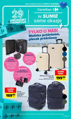 Carrefour - gazetka promocyjna W SUMIE same okazje od poniedziałku 19.10 do soboty 31.10