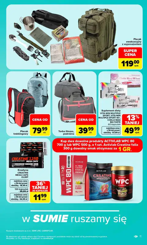 Carrefour - gazetka promocyjna W SUMIE same okazje od poniedziałku 19.10 do soboty 31.10 - strona 11