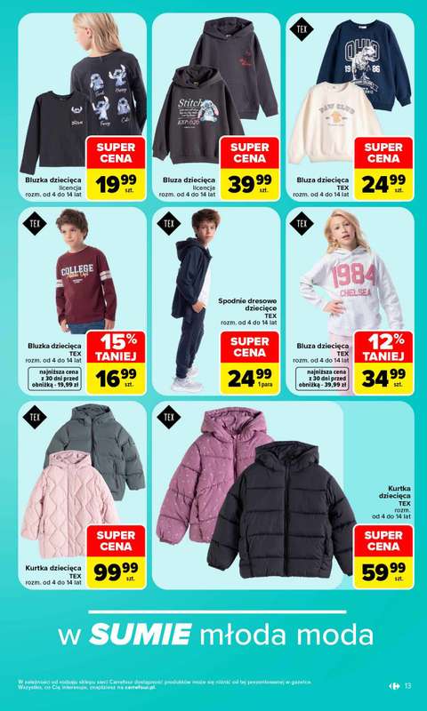 Carrefour - gazetka promocyjna W SUMIE same okazje od poniedziałku 19.10 do soboty 31.10 - strona 13