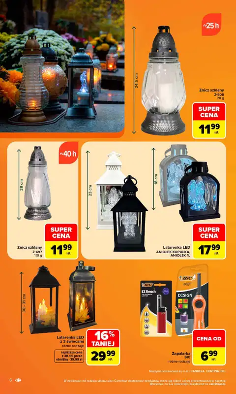 Carrefour - gazetka promocyjna Wybór na czas zadumy od poniedziałku 19.10 do soboty 31.10 - strona 6