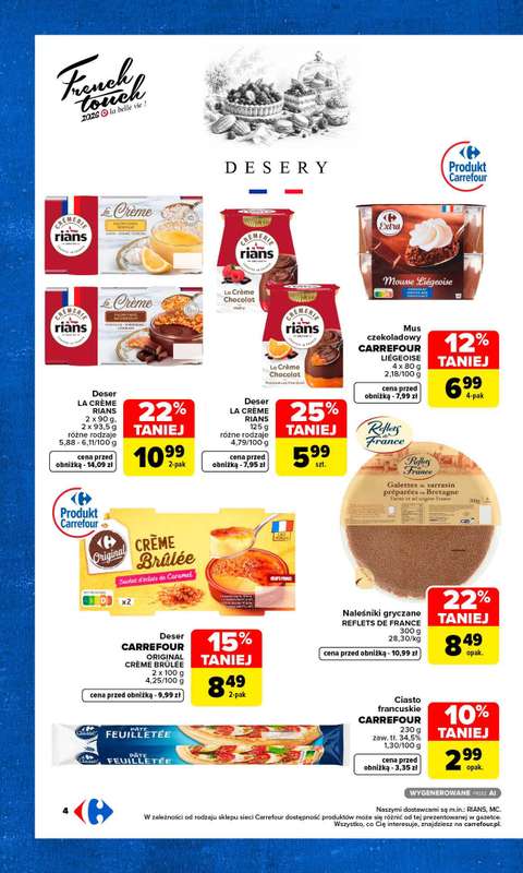 Carrefour - gazetka promocyjna Gazetka Przystanek Francja od poniedziałku 19.10 do soboty 31.10 - strona 6