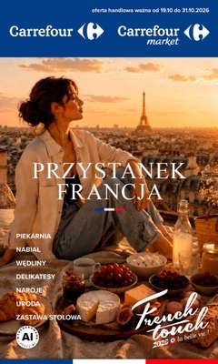 Carrefour Market - gazetka promocyjna Gazetka Przystanek Francja od poniedziałku 19.10 do soboty 31.10