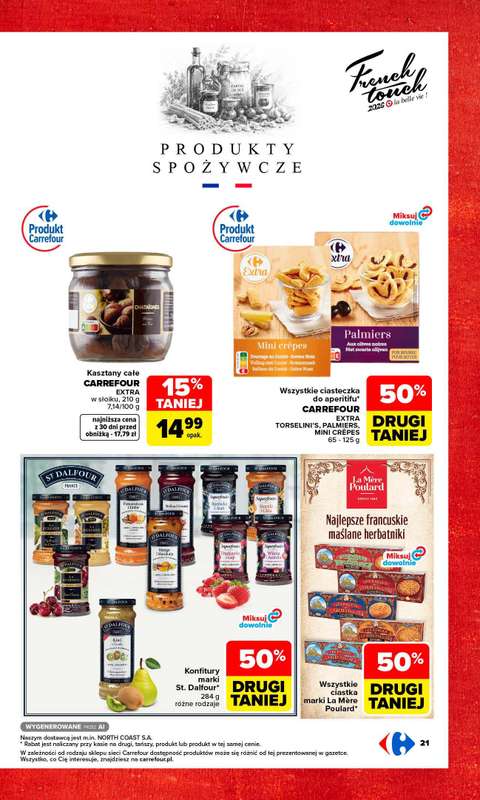 Carrefour Market - gazetka promocyjna Gazetka Przystanek Francja od poniedziałku 19.10 do soboty 31.10 - strona 25