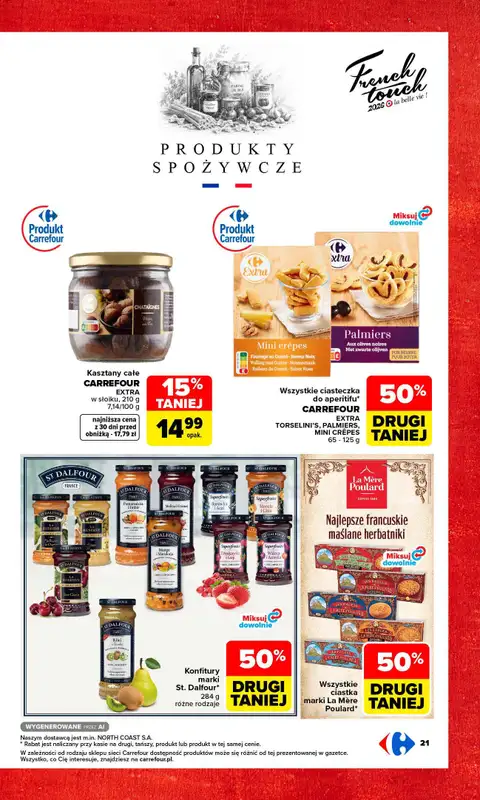 Carrefour Market - gazetka promocyjna Gazetka Przystanek Francja od poniedziałku 19.10 do soboty 31.10 - strona 25