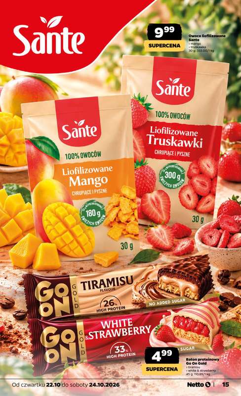 Netto - gazetka promocyjna Gazetka Spożywcza od czwartku 22.10 do soboty 24.10 - strona 15