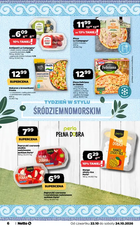 Netto - gazetka promocyjna Gazetka Spożywcza od czwartku 22.10 do soboty 24.10 - strona 6