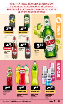 Netto - gazetka promocyjna Gazetka Spożywcza od czwartku 22.10 do soboty 24.10 - strona 21