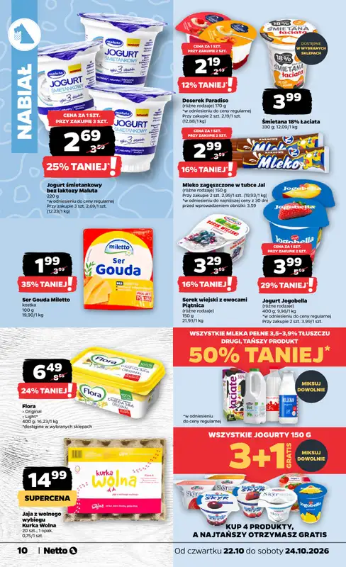 Netto - gazetka promocyjna Gazetka Spożywcza od czwartku 22.10 do soboty 24.10 - strona 10