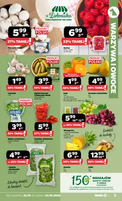 Netto - gazetka promocyjna Gazetka Spożywcza od czwartku 22.10 do soboty 24.10 - strona 3