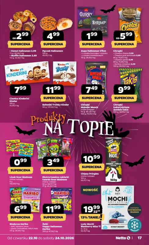 Netto - gazetka promocyjna Gazetka Spożywcza od czwartku 22.10 do soboty 24.10 - strona 17