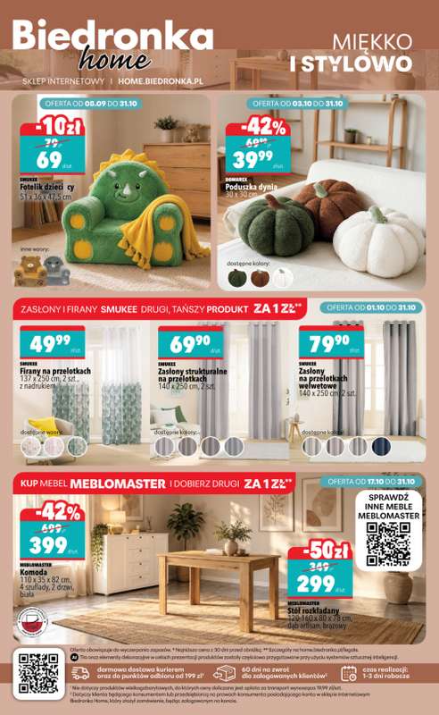 Biedronka Home - gazetka promocyjna Najlepsze oferty od soboty 17.10 do poniedziałku 30.11 - strona 4