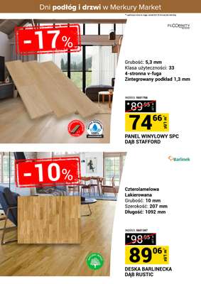 Merkury Market - gazetka promocyjna Dni podłóg i drzwi od soboty 17.10 do niedzieli 25.10 - strona 10