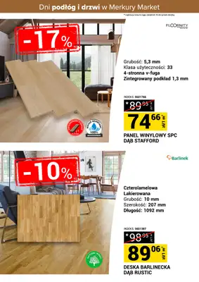 Merkury Market - gazetka promocyjna Dni podłóg i drzwi od soboty 17.10 do niedzieli 25.10 - strona 10
