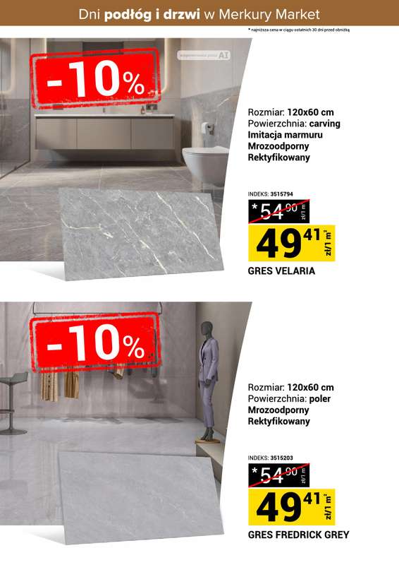 Merkury Market - gazetka promocyjna Dni podłóg i drzwi od soboty 17.10 do niedzieli 25.10 - strona 11