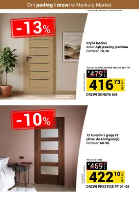 Merkury Market - gazetka promocyjna Dni podłóg i drzwi od soboty 17.10 do niedzieli 25.10 - strona 4