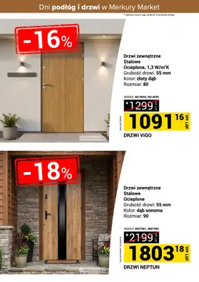Merkury Market - gazetka promocyjna Dni podłóg i drzwi od soboty 17.10 do niedzieli 25.10 - strona 5