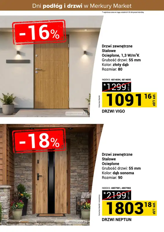Merkury Market - gazetka promocyjna Dni podłóg i drzwi od soboty 17.10 do niedzieli 25.10 - strona 5