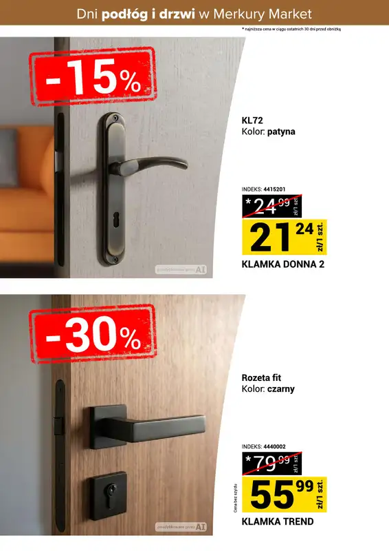 Merkury Market - gazetka promocyjna Dni podłóg i drzwi od soboty 17.10 do niedzieli 25.10 - strona 6