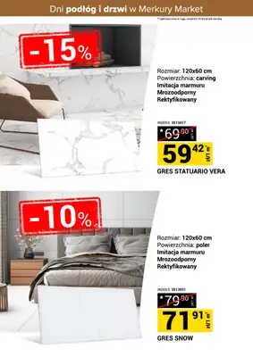 Merkury Market - gazetka promocyjna Dni podłóg i drzwi od soboty 17.10 do niedzieli 25.10 - strona 12
